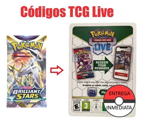 100 Codigos Sobres Astros Brillantes Pokémon Online Tcg Live Cuotas