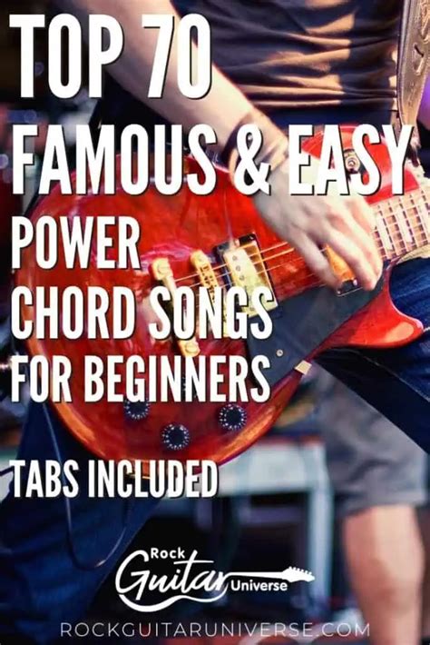 Top 70 Famous And Easy Power Chord Songs For Beginners Tabs Included