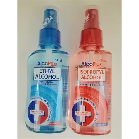 Alcoplus Isopropyl And Ethyl Alcohol Spray 60ml Shopee Philippines