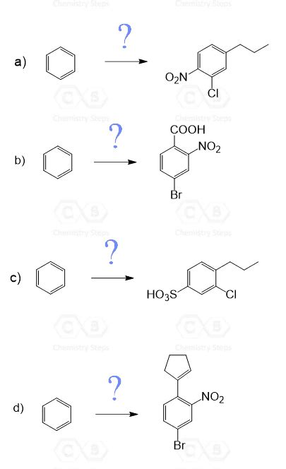 Synthesis Of Aromatic Compounds From Benzene Chemistry Steps