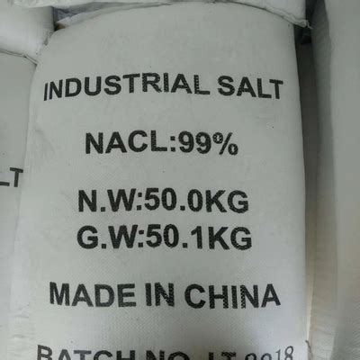 Industrial Salts Nacl Pure Sodium Chloride Salt