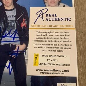 Sex Pistols Band Signed Autographed X Photo John Lydon Etsy