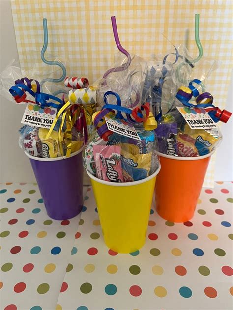 Birthday Party Favor Goody Bags Pre Filled Goodie Bags Colorful Party