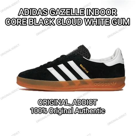 Jual ADIDAS GAZELLE INDOOR CORE BLACK CLOUD WHITE GUM Shopee Indonesia