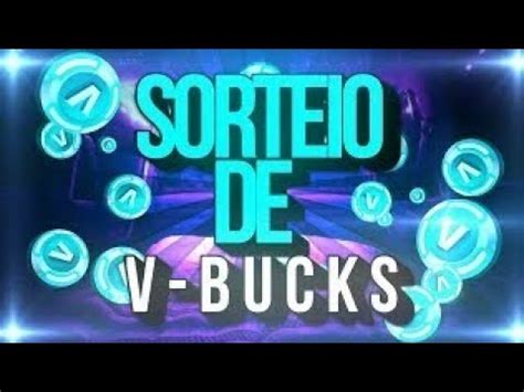 Fortnite Sorteio De V Bucks Youtube