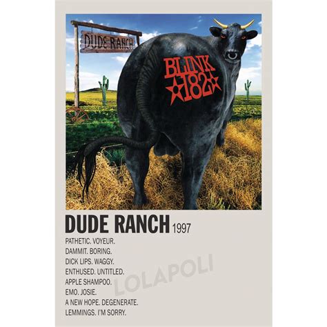 Jual Poster Cover Album Dude Ranch Blink 182 Shopee Indonesia