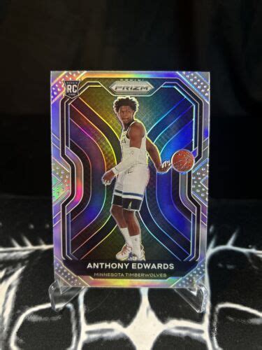 2020 Anthony Edwards Panini Prizm Silver RC SP Read EBay