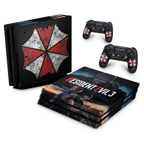 PS4 Pro Skin - Resident Evil 3 Remake - Pop Arte Skins