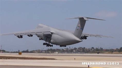 Usaf Lockheed C B Galaxy Stewart Afb Takeoff From Los