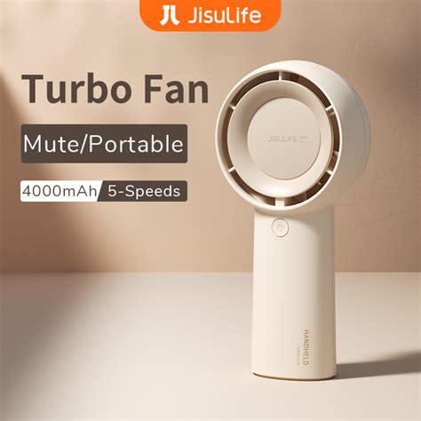 JisuLife Handheld Fan Life5 Plus Mini Portable Hand Fan USB