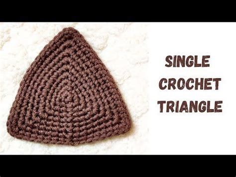 Raji S Craft Hobby How To Make A Single Crochet Solid Triangle Crochet