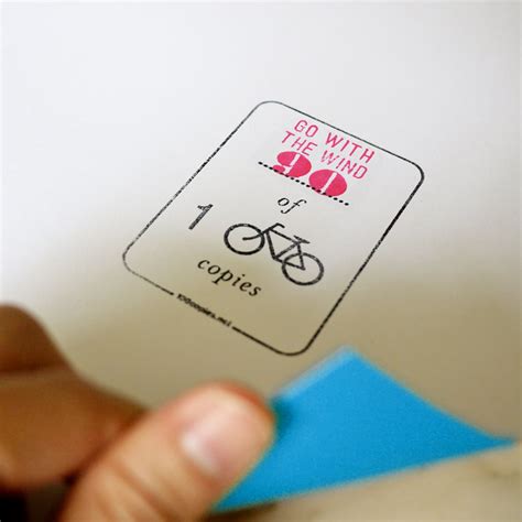 100copies - Bicycle Art | 07 - Go With The Wind