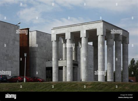 Lenin Museum designed by Soviet architect Leonid Pavlov (1987) in Gorki ...