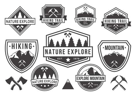 Hiking Logo Vector At Vectorified Collection Of Hiking Logo