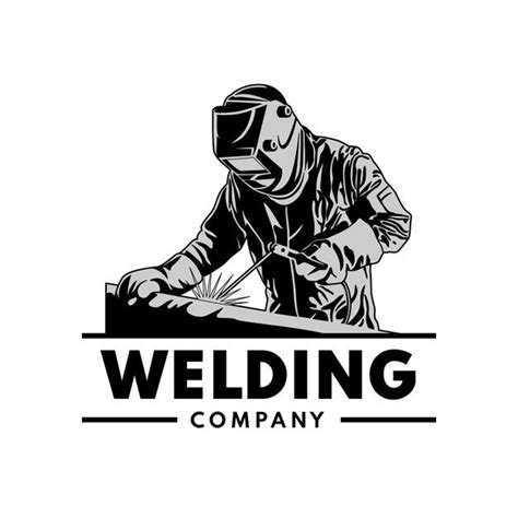 Free Vector Logo Template With An Welder With Details Modelos De