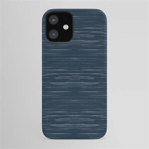 Meteor Stripes Dark Denim Iphone Case By Silverpegasus Society6