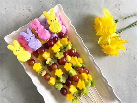 Cute And Easy Easter Fruit Skewers For Kids Raising Veggie Lovers