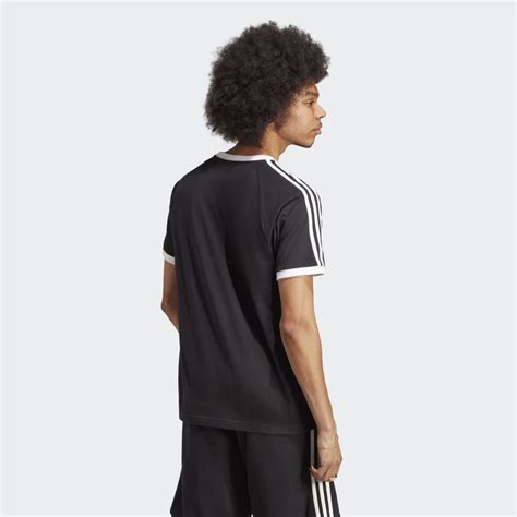 Mens Clothing Adicolor Classics 3 Stripes Tee Black Adidas Egypt