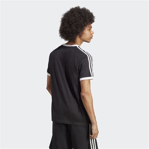 Adidas T Shirt 3 Bandes Adicolor Classics Noir