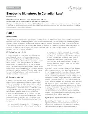 Fillable Online Electronic Signatures In Canadian Law Fax Email Print