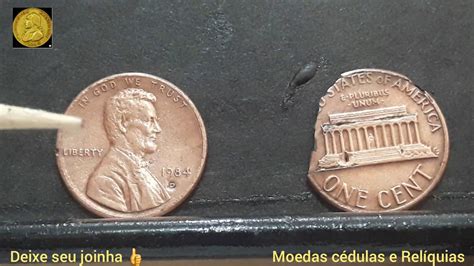 Moedas Escassas De Centavo Americano Do Ano De Muito Linda Youtube