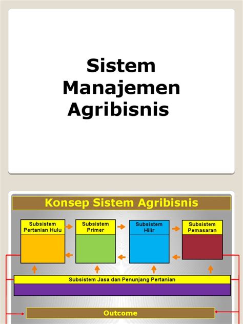 2 Sistem Manajemen Agribisnis Pdf