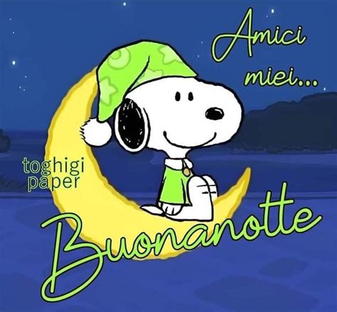 Pin Di Una Filosofa In Cucina Su Snoopy Buona Notte Divertente