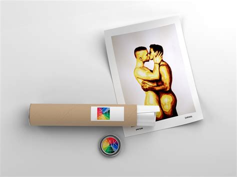 Embrace Homoerotic Art With Our Romantic Gay Art Print Etsy