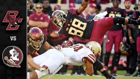 Boston College Vs Florida State Football Highlights Youtube