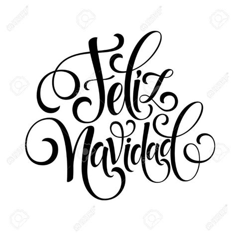 Feliz Navidad de texto decoración de la mano de letras para la