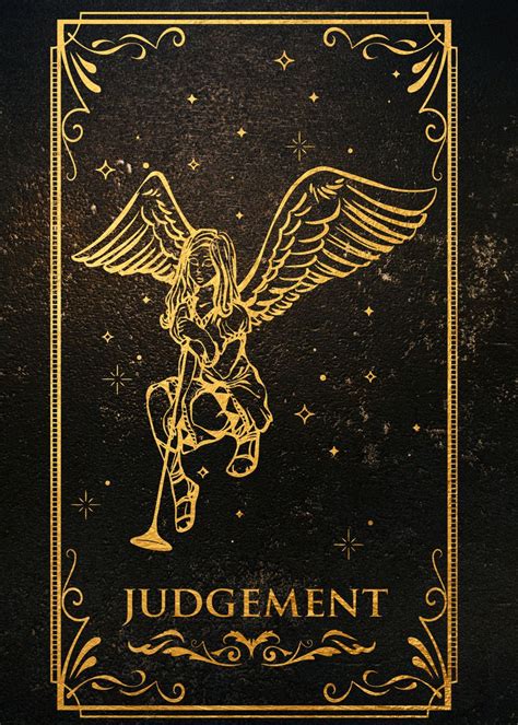 Judgement Tarot Card Poster By Loutecrea Displate