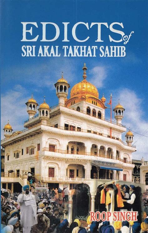 Edicts Of Sri Akal Takhat Sahib