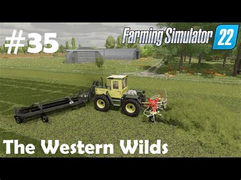 LS22 The Western Wilds 35 das erste Heu für Schafe Raps dreschen