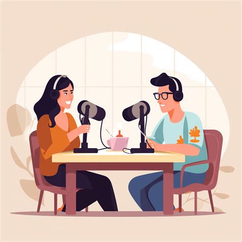 Download Podcast Interview Feedback Royalty Free Stock Illustration