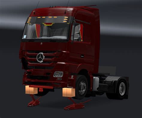 Euro Truck Simulator Mercedes Actros Mp Crane Truck