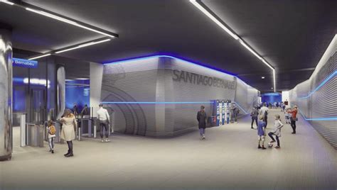 Nueva estación Metro Santiago Bernabéu Obras de modernización