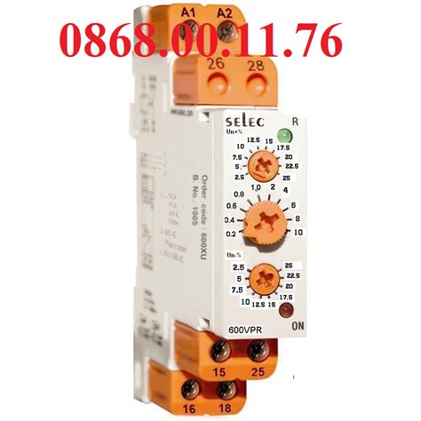 Relay bảo vệ áp Selec 600VPR Thiết Bị Điện Công Nghiệp Tự Động Hoá