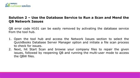 Ppt A Comprehensive Guide To Fixing Quickbooks Error H Powerpoint