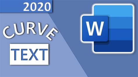 How To Curve Text In Word Youtube