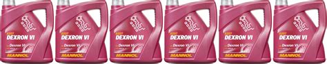 MANNOL Dexron VI 6x 4l = 24 Liter - ATF Automatikgetriebeöle ...