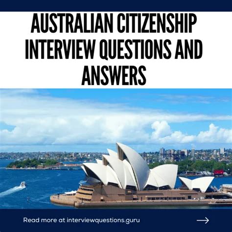 Top 25 Australian Citizenship Interview Questions And Answers