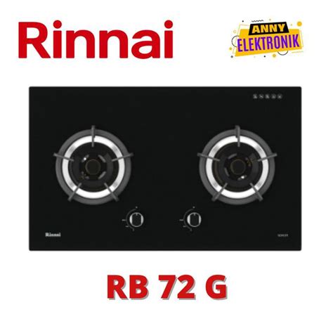 Jual Kompor Tanam Rinnai 2 Tungku RB 72 G RB 72G Shopee Indonesia