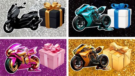 Elige Un Regalo de 4 Desafío de 4 Cajas de Regalo Choose Your