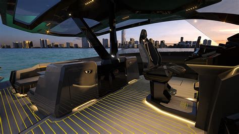 Lamborghini Boat Interior