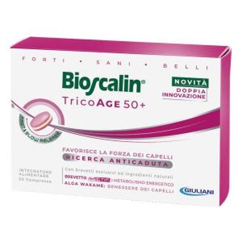 Bioscalin Tricoage Anticaduta Donna Compresse Integratore Per