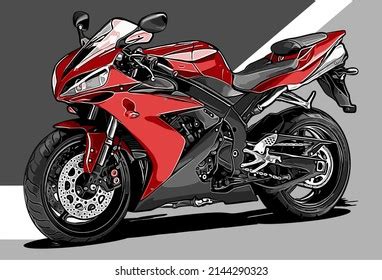 Orange Color Naked Bike Vector Template Stock Vector Royalty Free Shutterstock