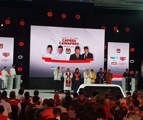 Debat Capres 2019, Jokowi dan Prabowo Bahas Masalah Ekonomi Indonesia ...