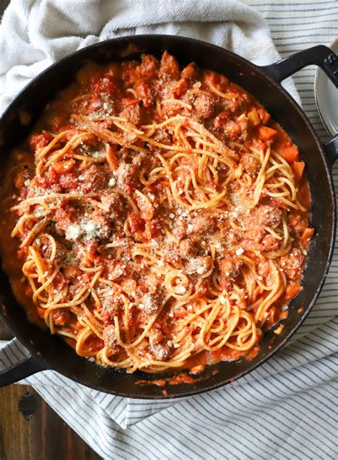 Spaghetti Bolognese With Meatballs Recipe