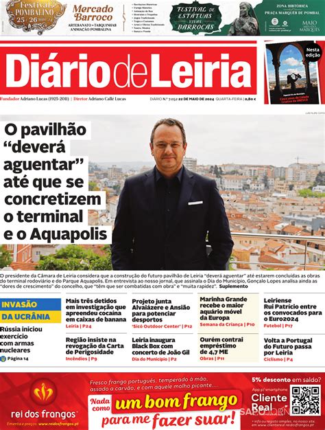 Di Rio De Leiria Mai Jornais E Revistas Sapo Pt Ltima