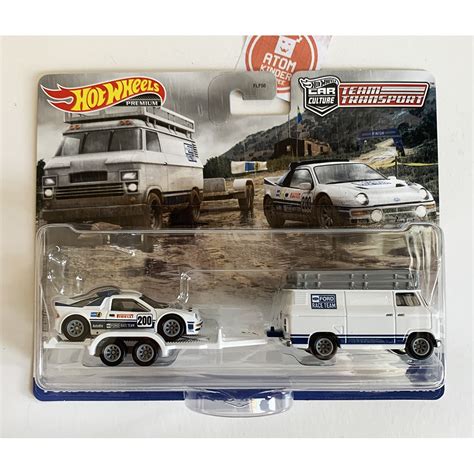 Hot Wheels Team Transport Ford RS200 Rally Van 2021 Shopee Malaysia